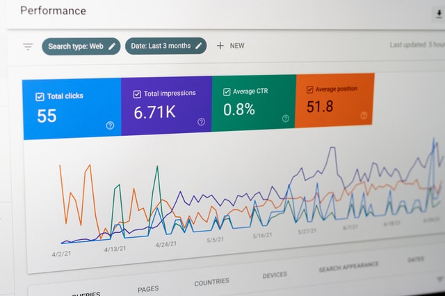 google search console screen